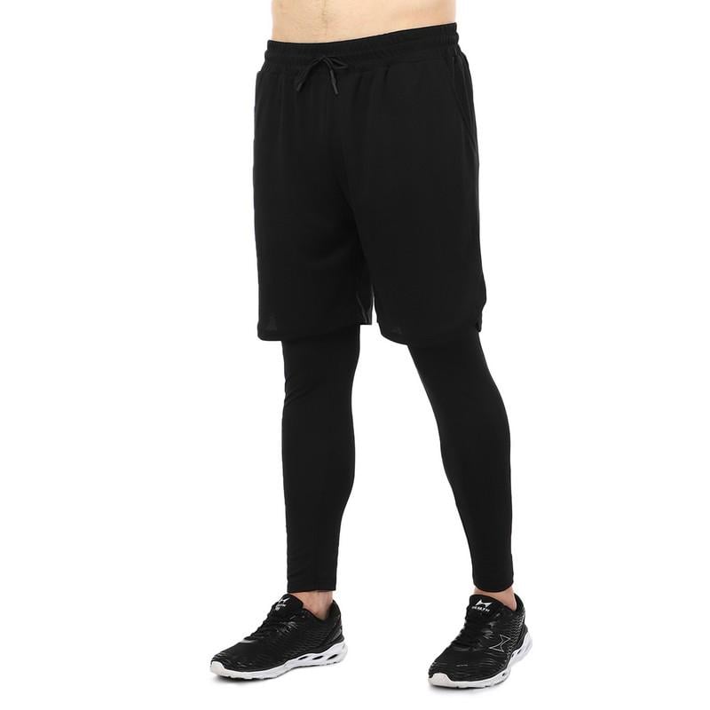 Тайтси з шортами компресійні JASON 101330 2в1 XL зріст 175-190 см Чорний (6936116101407)