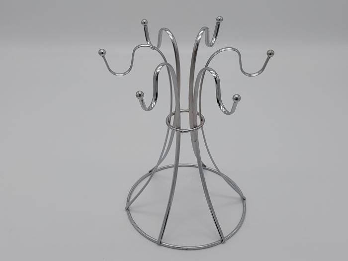 Стійка для чашок Спідниця металева на 6 гачків H 25 см (438599449) - фото 2