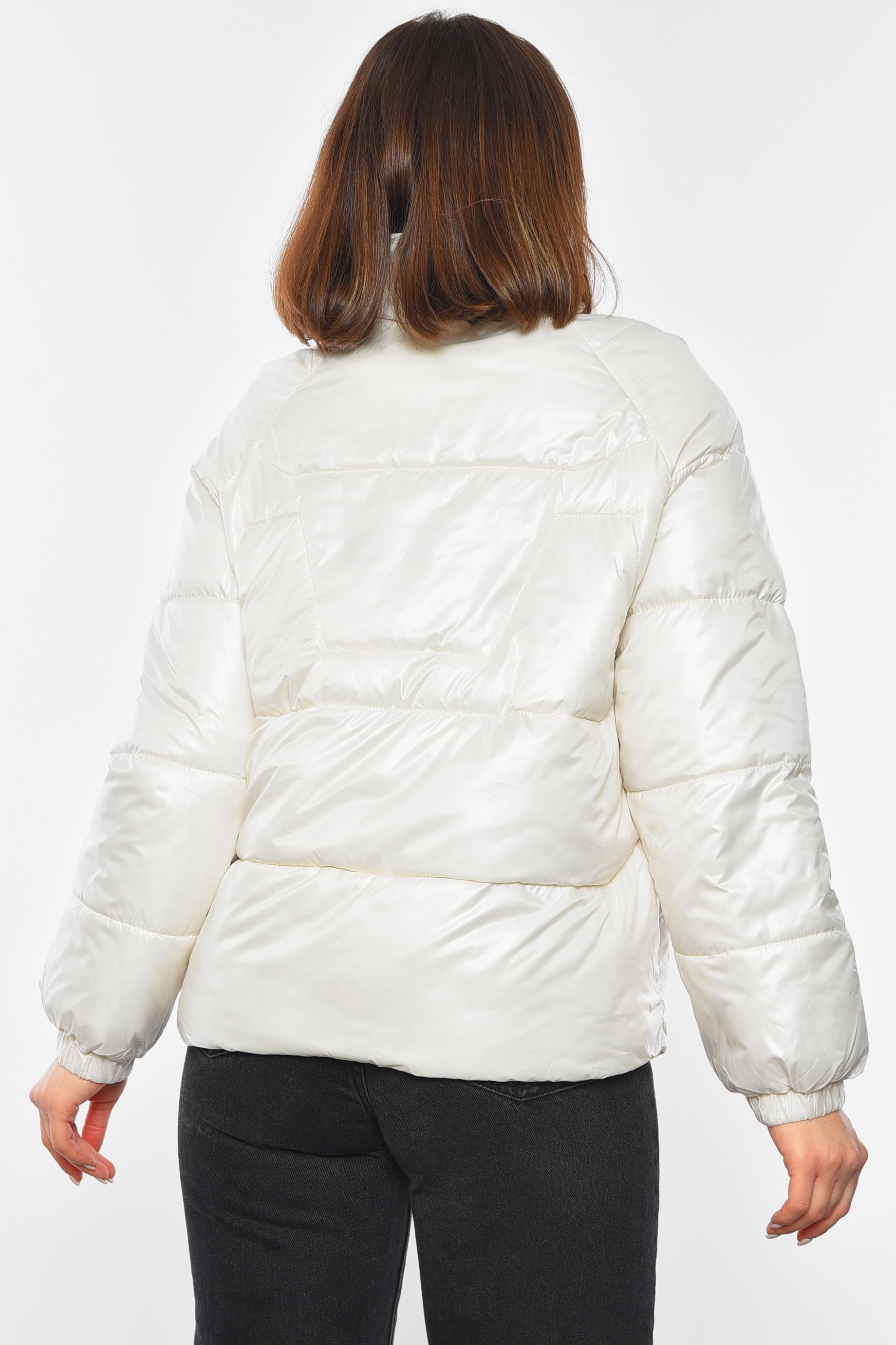 Куртка жіноча демісезонна XL Білий (193734) - фото 3