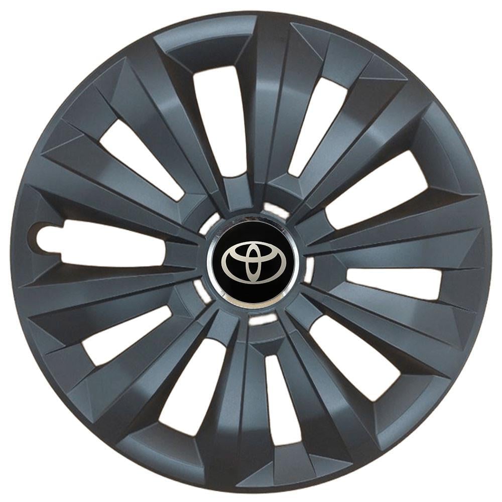 Комплект колпаков SJS R15 для Toyota 346 4 шт. Черный (108319)