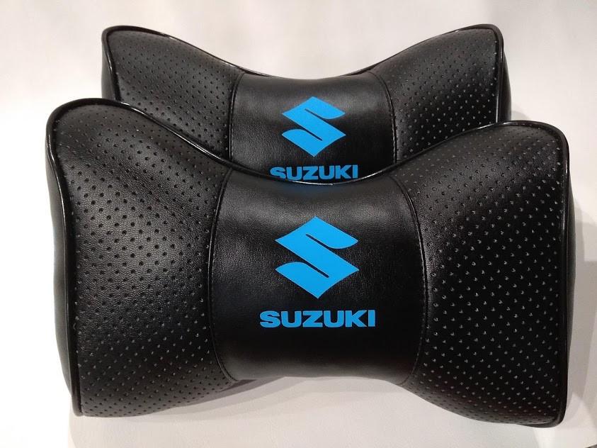 Подушка на подголовник авто Suzuki 2 шт. (00412)
