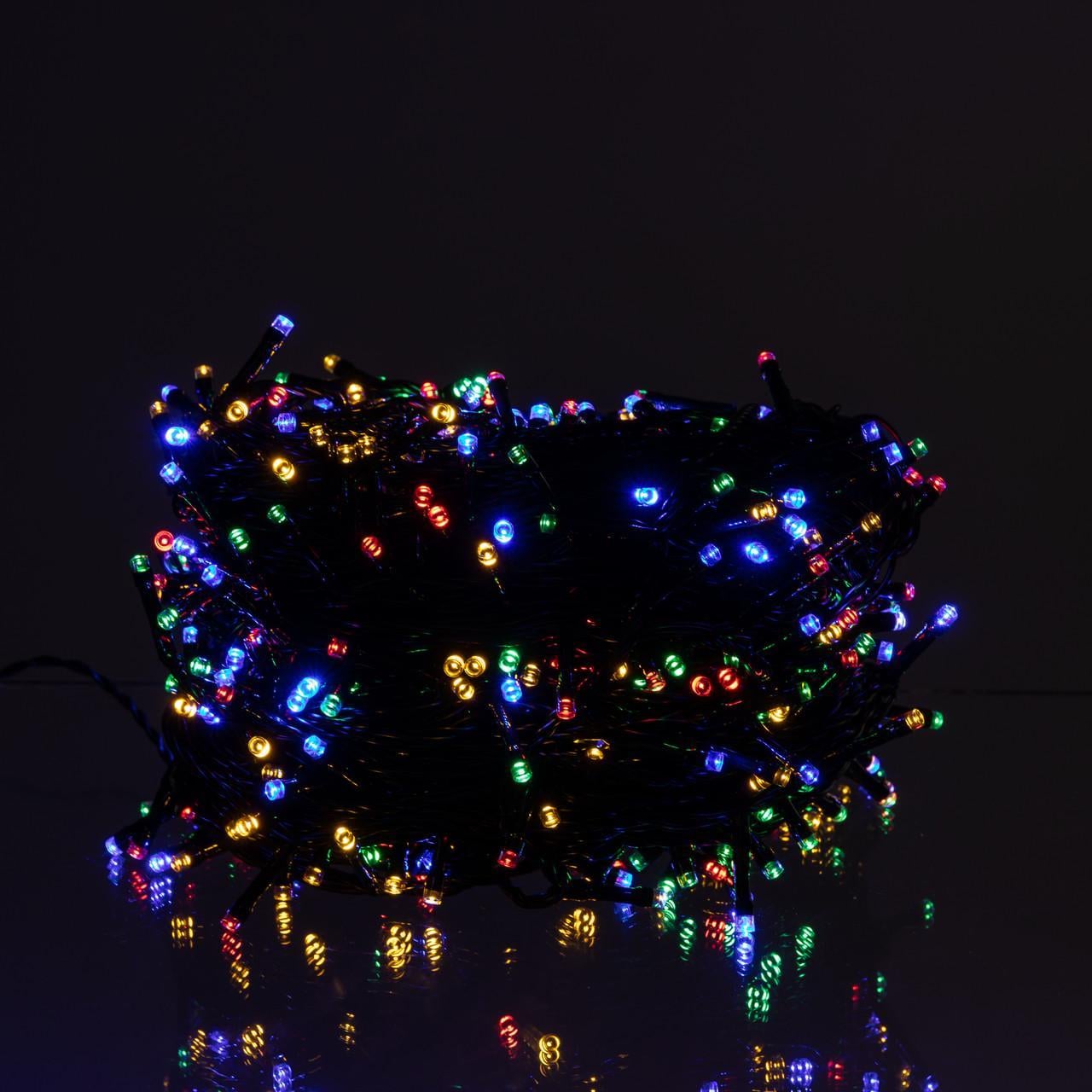 Гирлянда уличная SB500L50MBML 50 м 500 LED с солнечной батареей Черный/Мультиколор (29912811)