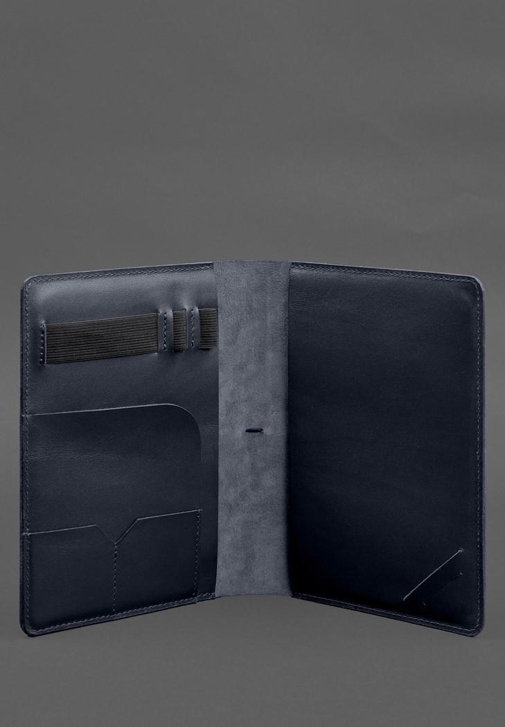 Блокнот шкіряний Софт-бук 9.4 А5 Синій (A-028802) - фото 3 Блокнот шкіряний Софт-бук 9.4 А5 Синій (A-028802) - фото 3