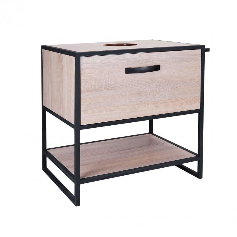 Тумба напольная Qtap Taurus со столешницей 700х616х469 мм Whitish oak (QT2480TNT73WO)