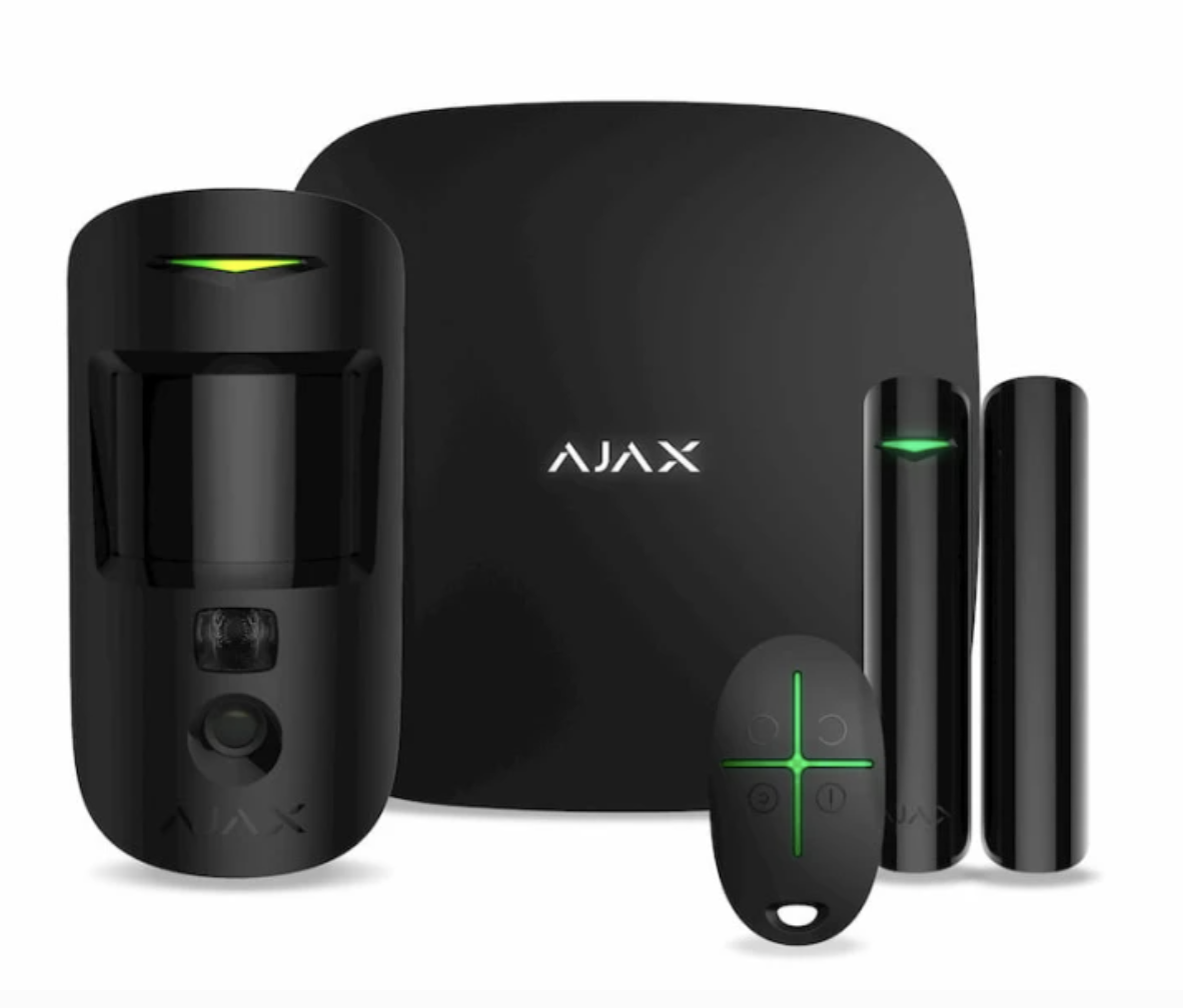 Комплект охранной сигнализации Ajax StarterKit Cam Black (00000047370)