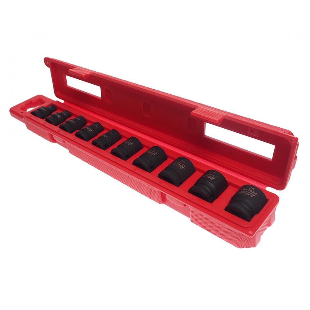 Набор головок для поврежденных болтов и гаек 10 ед. (7865 JTC)