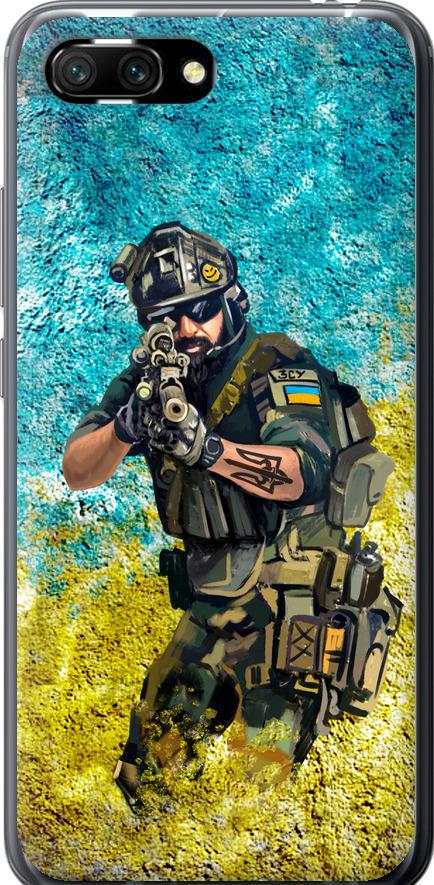 Чохол на Huawei Honor 10 Воїн ЗСУ (5311u-1496-42517)