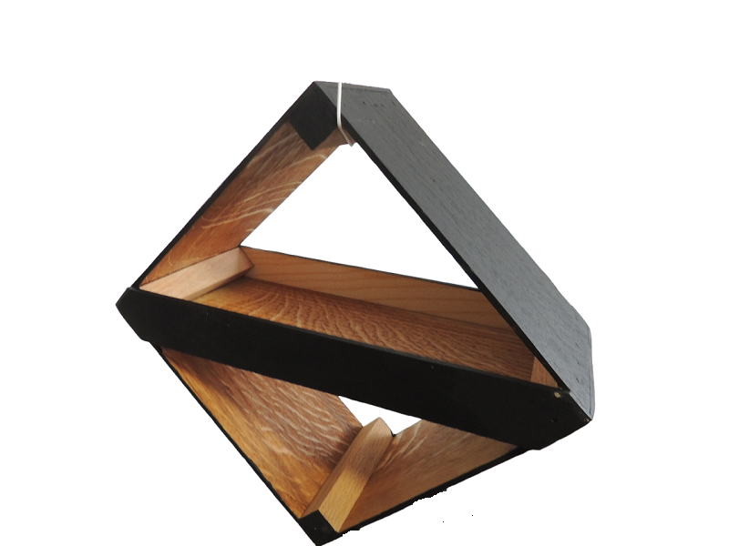 Годівниця дерев'яна для птахів 26x10x26 см (25005897)