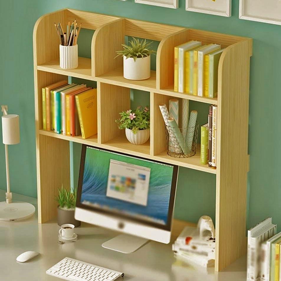 Полка-надстройка настольная из дерева Миронель карри (АКД-006703)