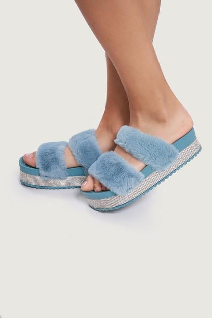 Шлепанцы Bamboo 34006 р. 37 Голубой