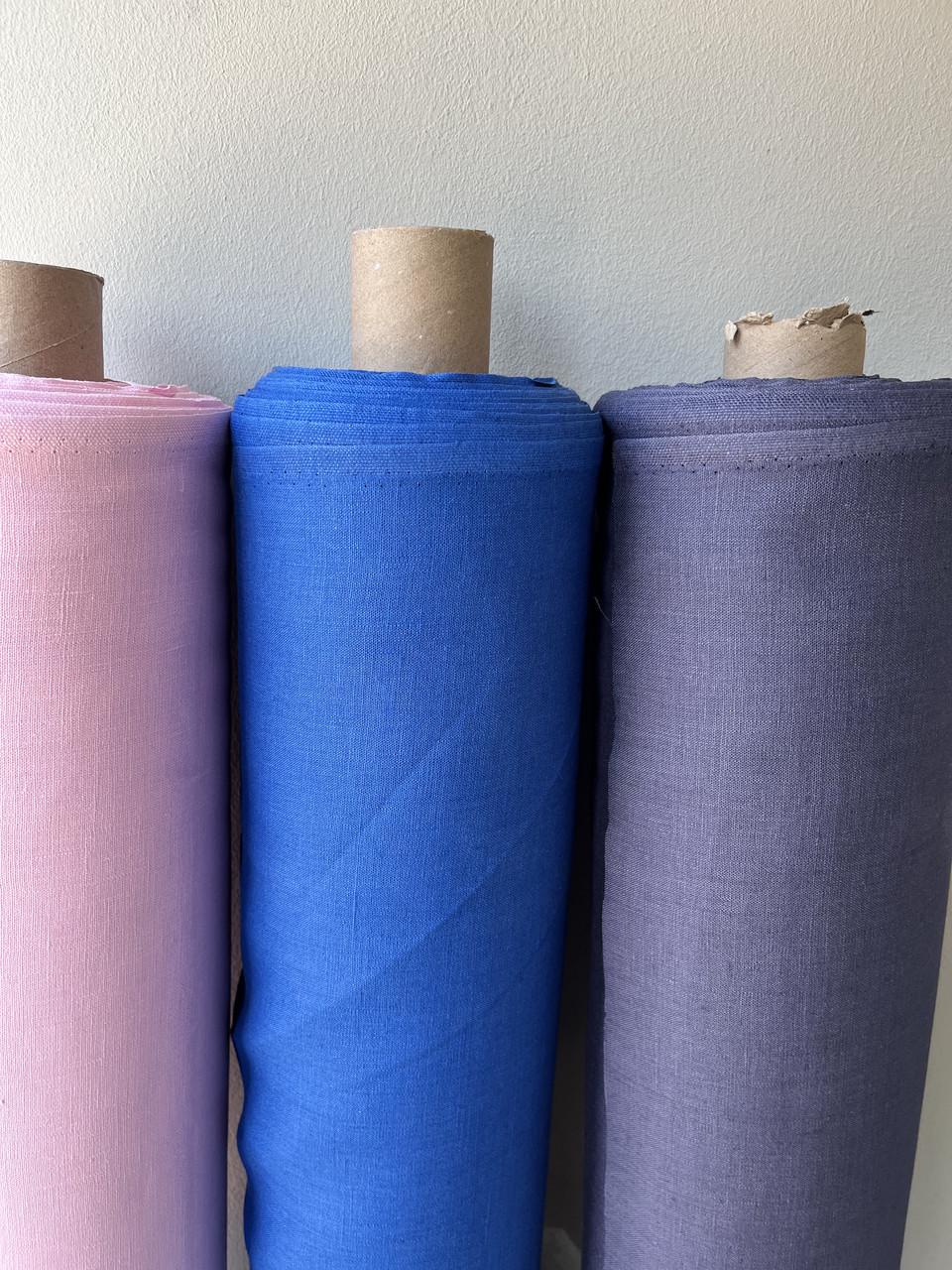 Тканина сорочково-платтєва LINEN PLUS лляна 143 см 915 Фіолетовий - фото 5 Тканина сорочково-платтєва LINEN PLUS лляна 143 см 915 Фіолетовий - фото 5