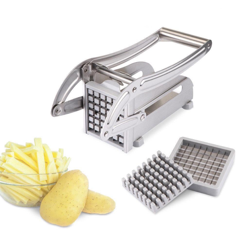 Ручная картофелерезка Potato Chipper Professional Silver (01062021_87) - фото 3