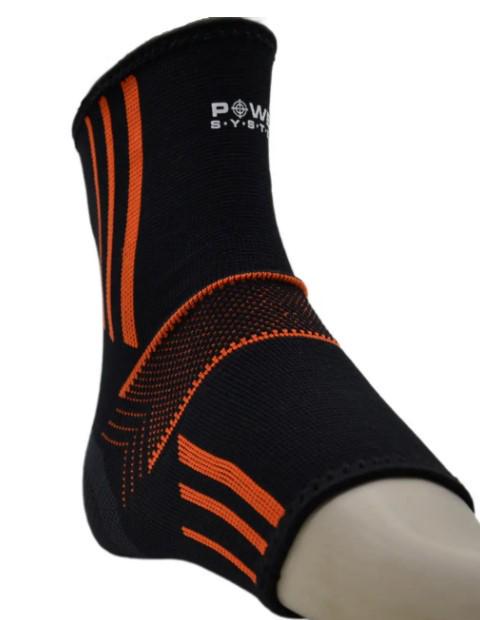 Бандажи на голеностоп Power System PS-6022 Ankle Support Evo пара M Black/Orange (PS_6022_M_Black/Orange) - фото 4