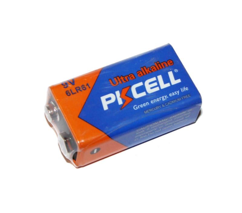 Крона PKCELL 6LR61 9V 1 шт. (6LR61-1B)