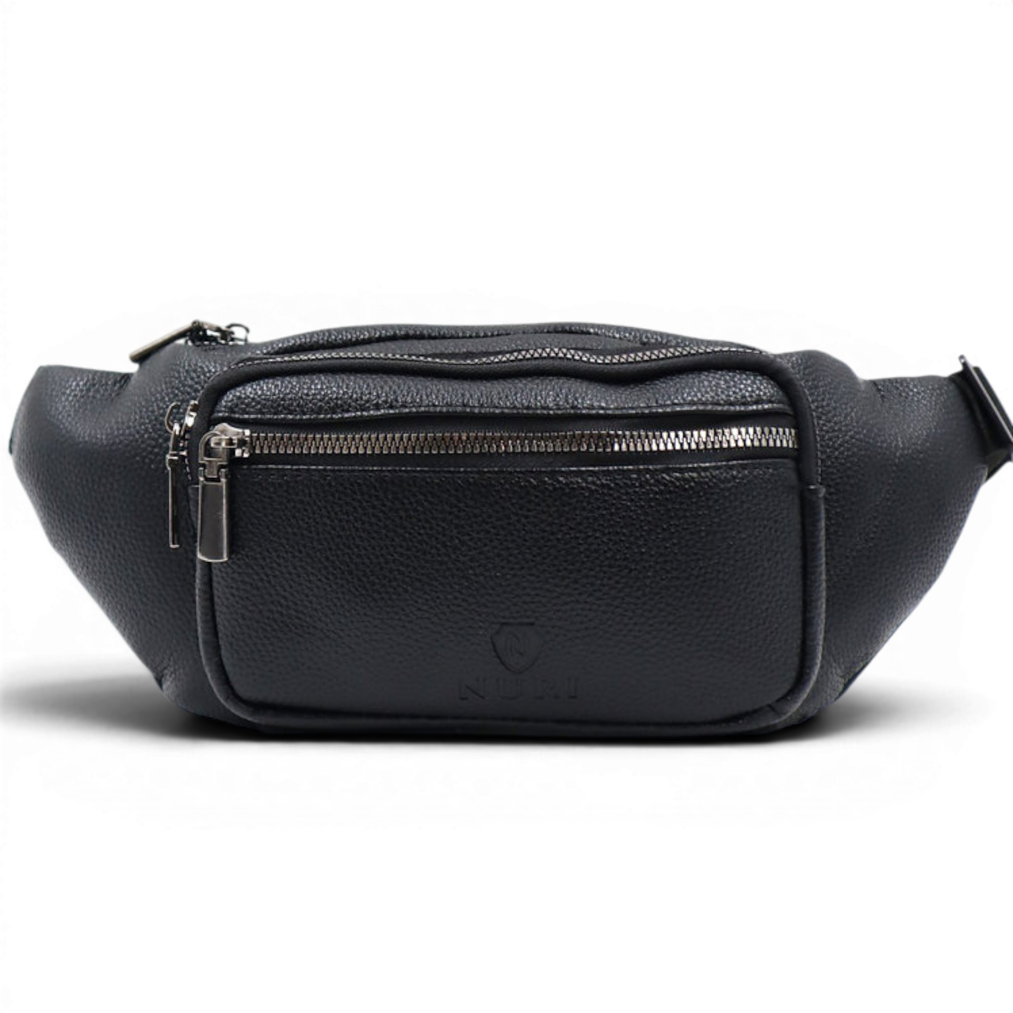 Сумка поясна Nuri 262 з екошкіри унісекс Black