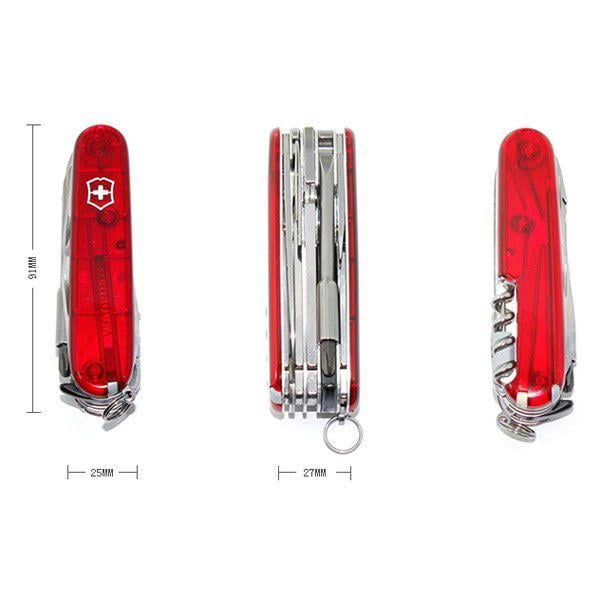 Нож складной Victorinox CyberTool 34 Red Trans (1.7725.T) - фото 4