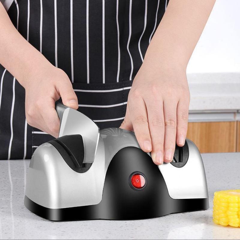 Електроточила подвійна для ножів Electric Knife Sharpener (800934) - фото 2