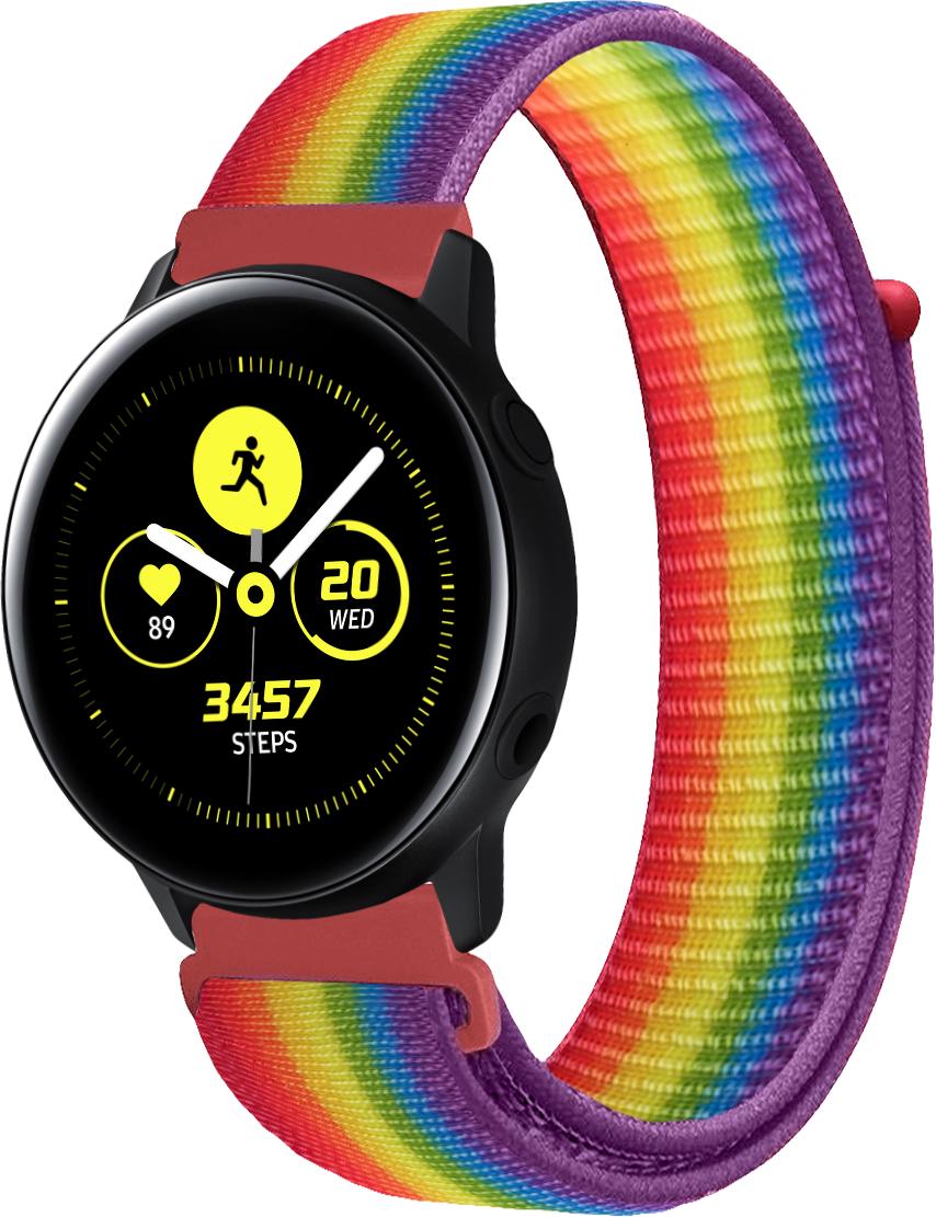 Ремешок нейлоновый Sport Loop для Galaxy Watch Active Rainbow (22394-6B)
