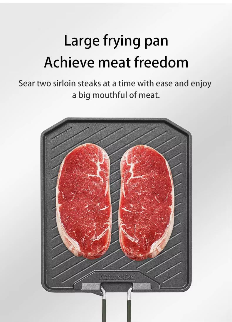 Сковорода для гриля Naturehike с антипригарным покрытием Black (83672) - фото 14 Сковорода для гриля Naturehike с антипригарным покрытием Black (83672) - фото 14