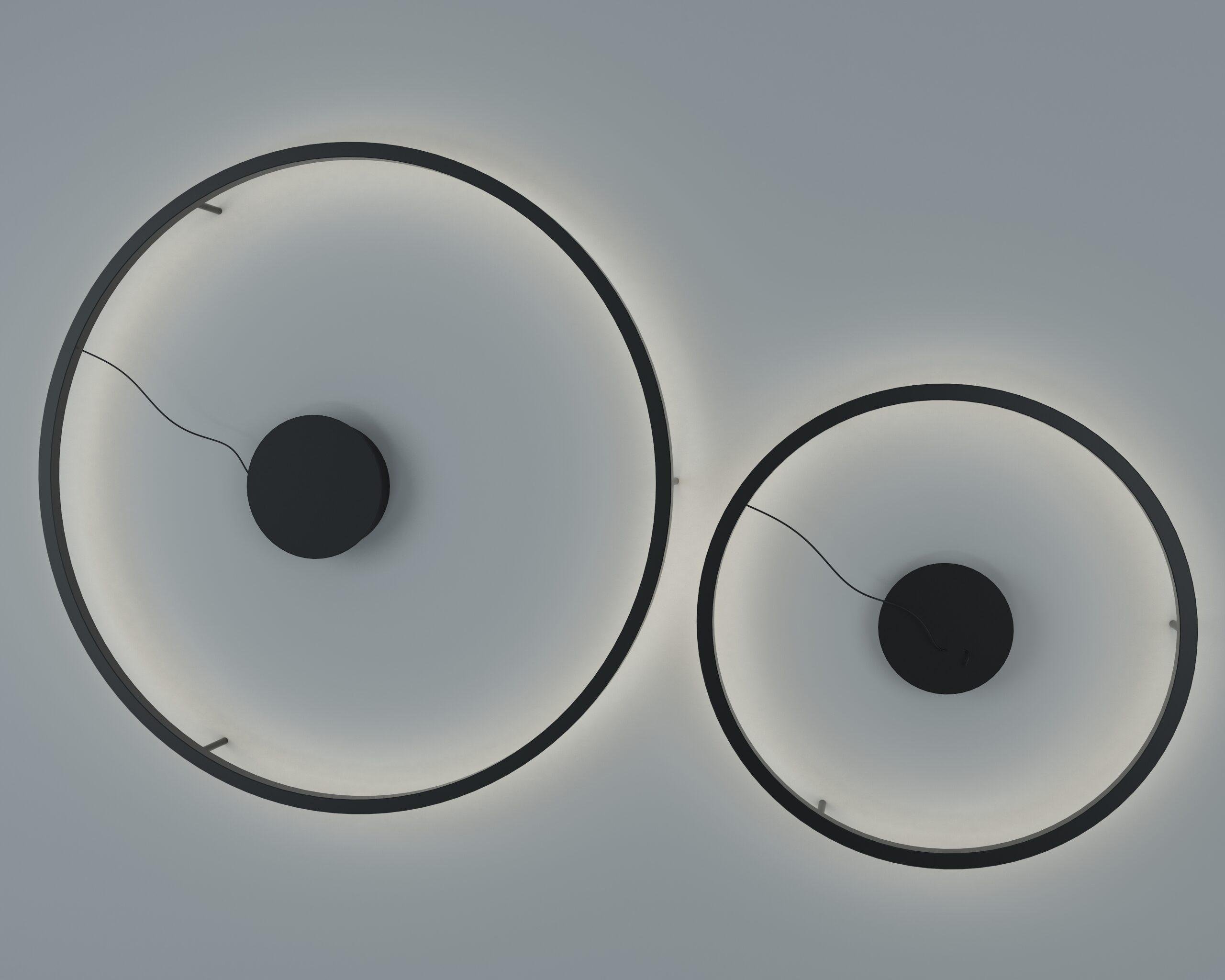 Бра МG Wheel Bra круглий Чорний (9203)