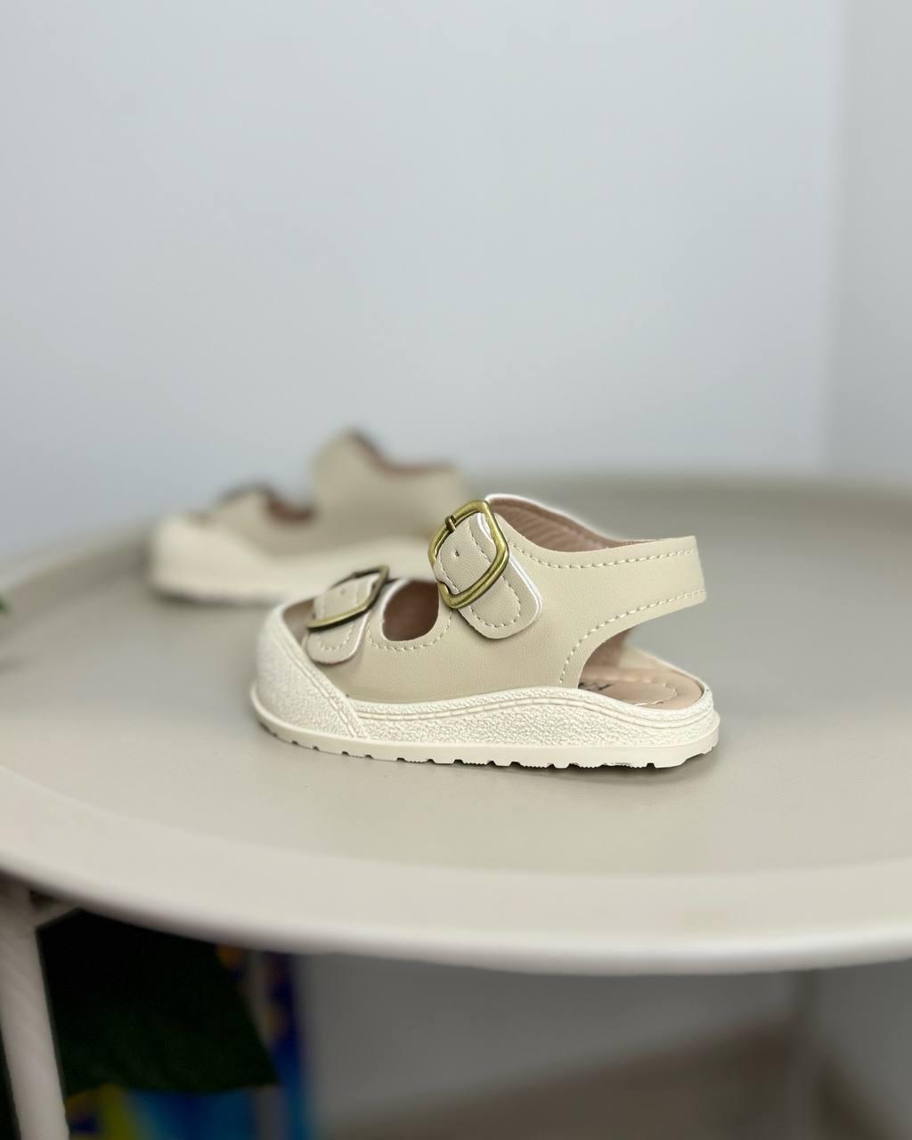 Босоножки детские р. 19 Бежевый (1344) - фото 3