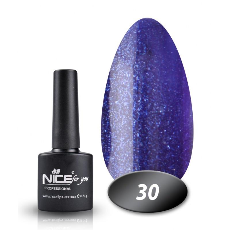 Гель-лак Nice for you Основна палітра 8,5 г № 30 Нічне небо - фото 1 Гель-лак Nice for you Основна палітра 8,5 г № 30 Нічне небо - фото 1