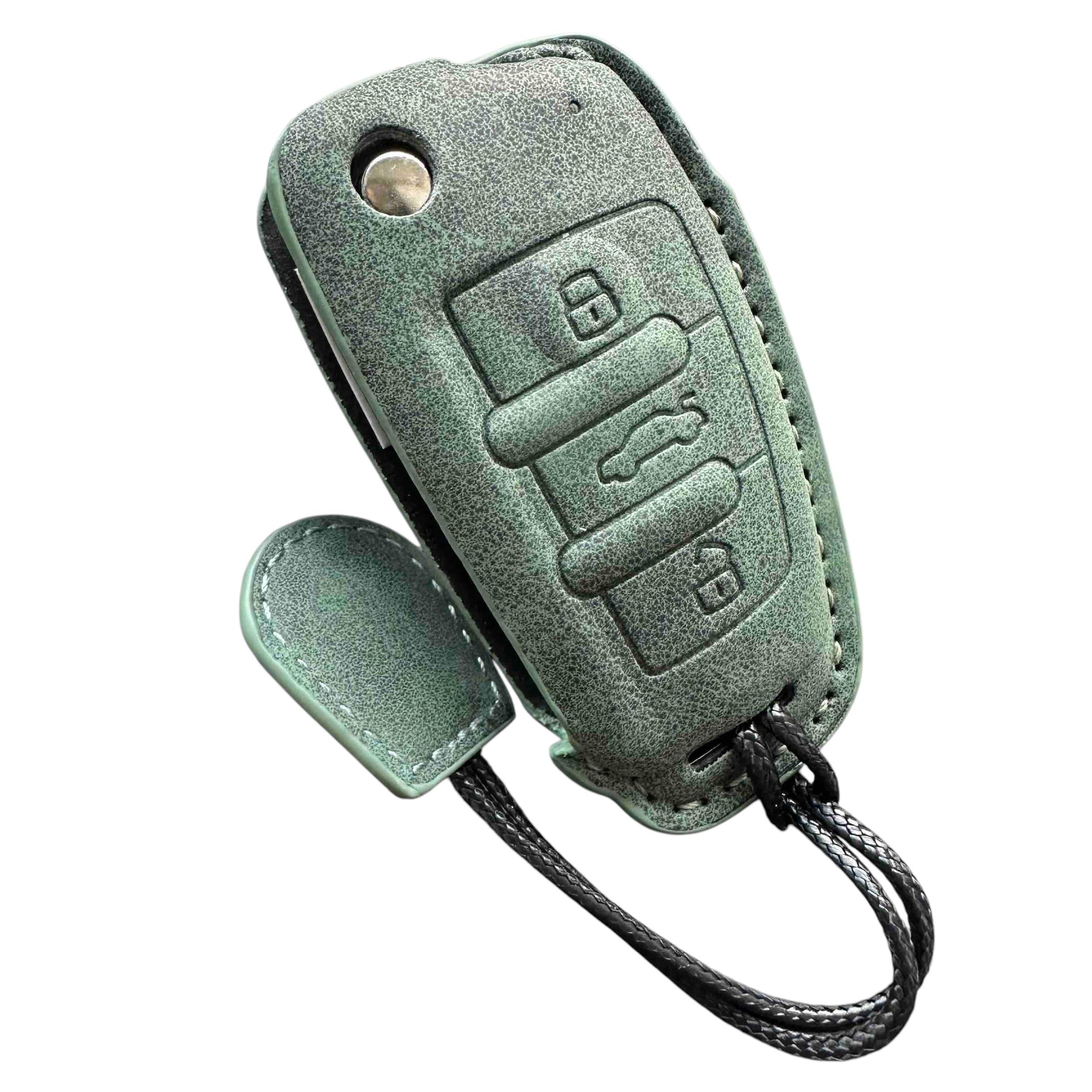 Чехол кожаный для ключа Audi (au1mfg)