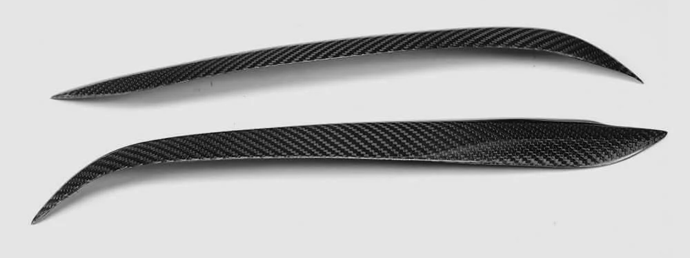 Ресницы на фары DDCarbon для BMW 1 серия E81/E82/E87/E88 2004-2011 гг. натуральный карбон (137805)