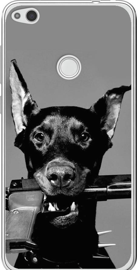 Чехол на Huawei P8 Lite (2017) Доберман (2745t-777-42517)