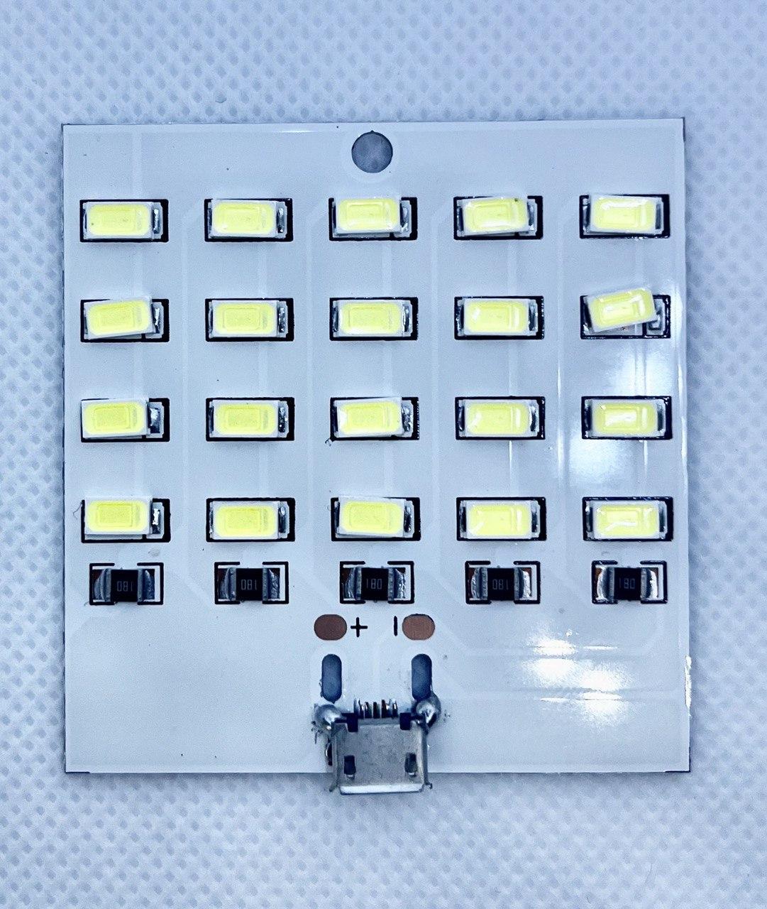 Панель светодиодная 5730 Micro USB 20 Led - фото 3