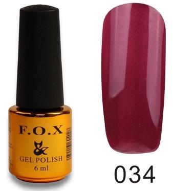 Гель-лак F.O.X PIGMENT №034 6 мл
