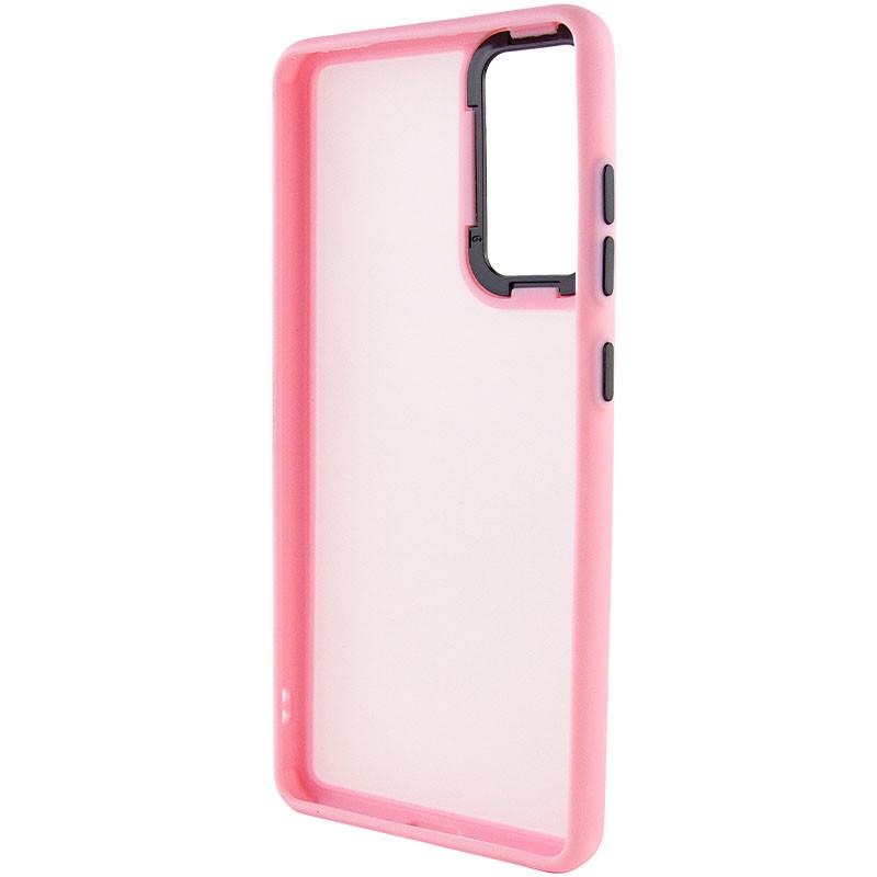 Противоударный Чехол TPU+PC Lyon Frosted для Samsung Galaxy S20 FE Pink - фото 3