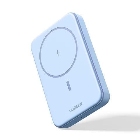 Повербанк магнитный Magsafe Ugreen PB561 10000 mAh 20 Вт с беспроводной зарядкой для iPhone Blue (26389496)