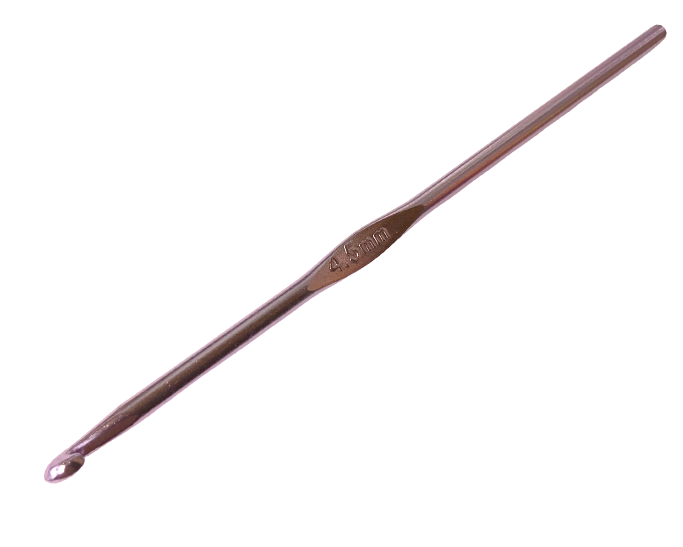 Крючок для вязания №4,5 металлический 15 см Крючок для вязания №4,5 металлический 15 см