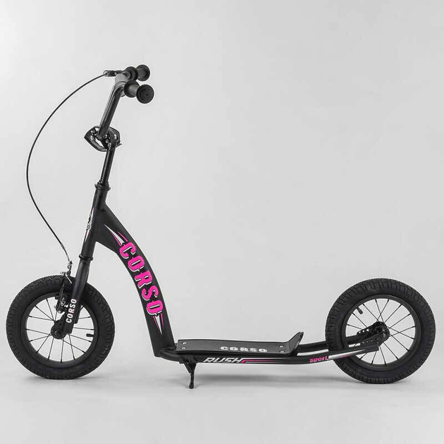 Самокат Corso CR-T 9490/1 ручной передний тормоз/колеса надувные 12" (25112289) - фото 2