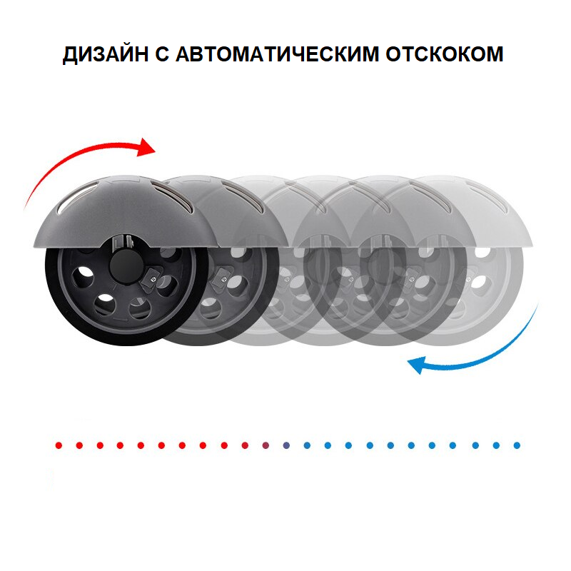 Фітнес тренажер для пресу Power Stretch Roller з автоматичним відскоком з двома колесами - фото 6