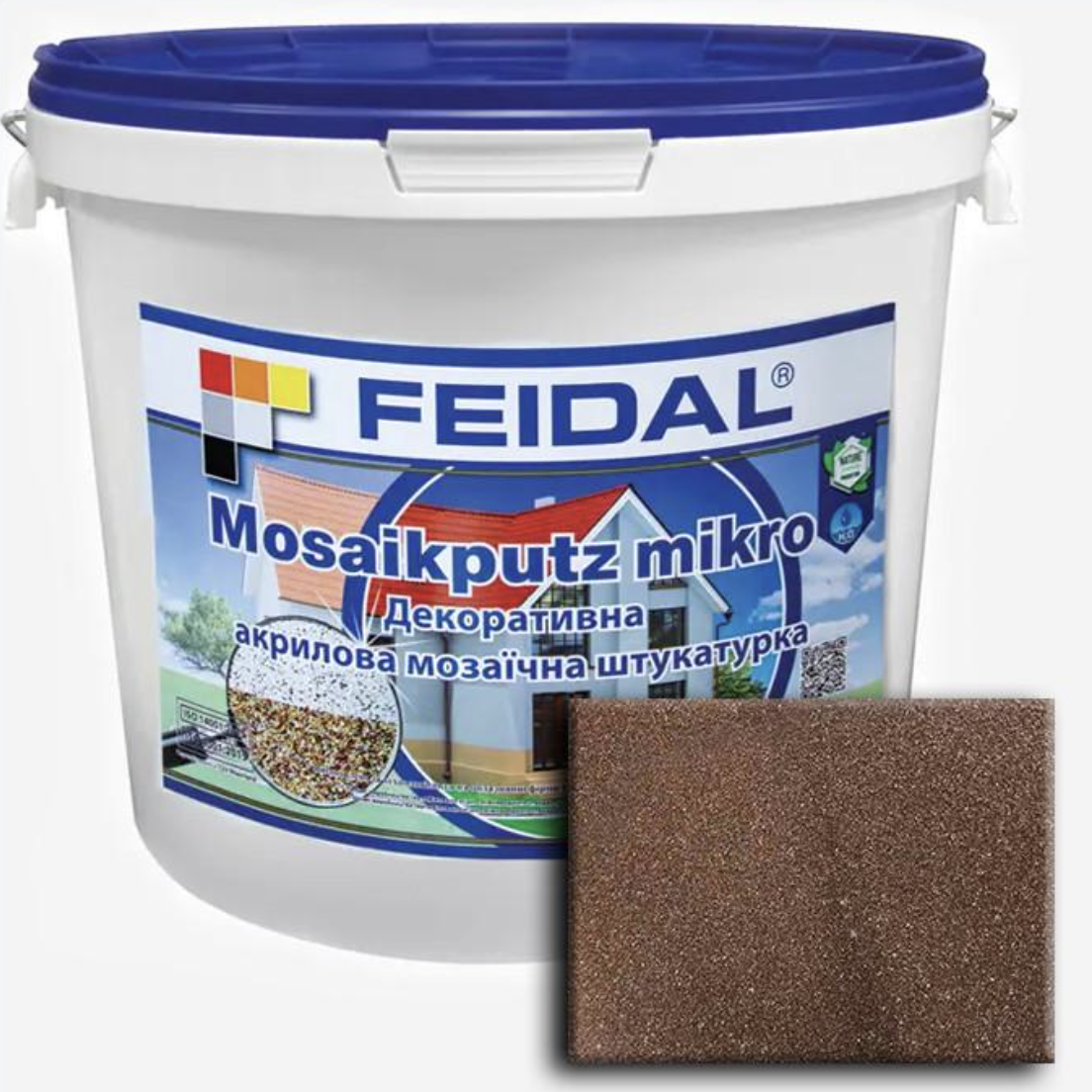 Декоративная штукатурка акриловая Feidal Mosaikputz mikro M10 мозаичная 15 кг (27582017)