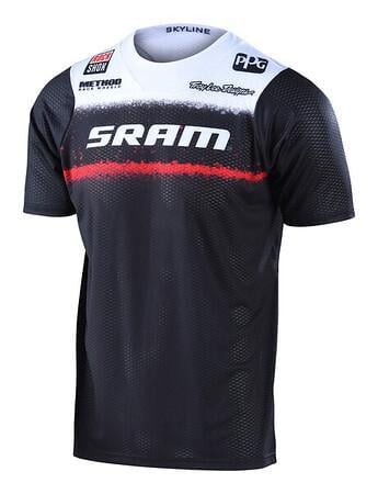 Джерси TLD SKYLINE AIR SS JERSEY SRAM ROOST XL Black (337546005)