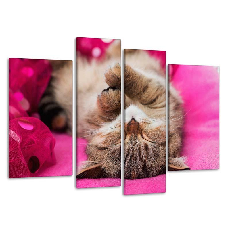 Картина модульная на холсте DK Котенок 112х75 см (PLM4 59)