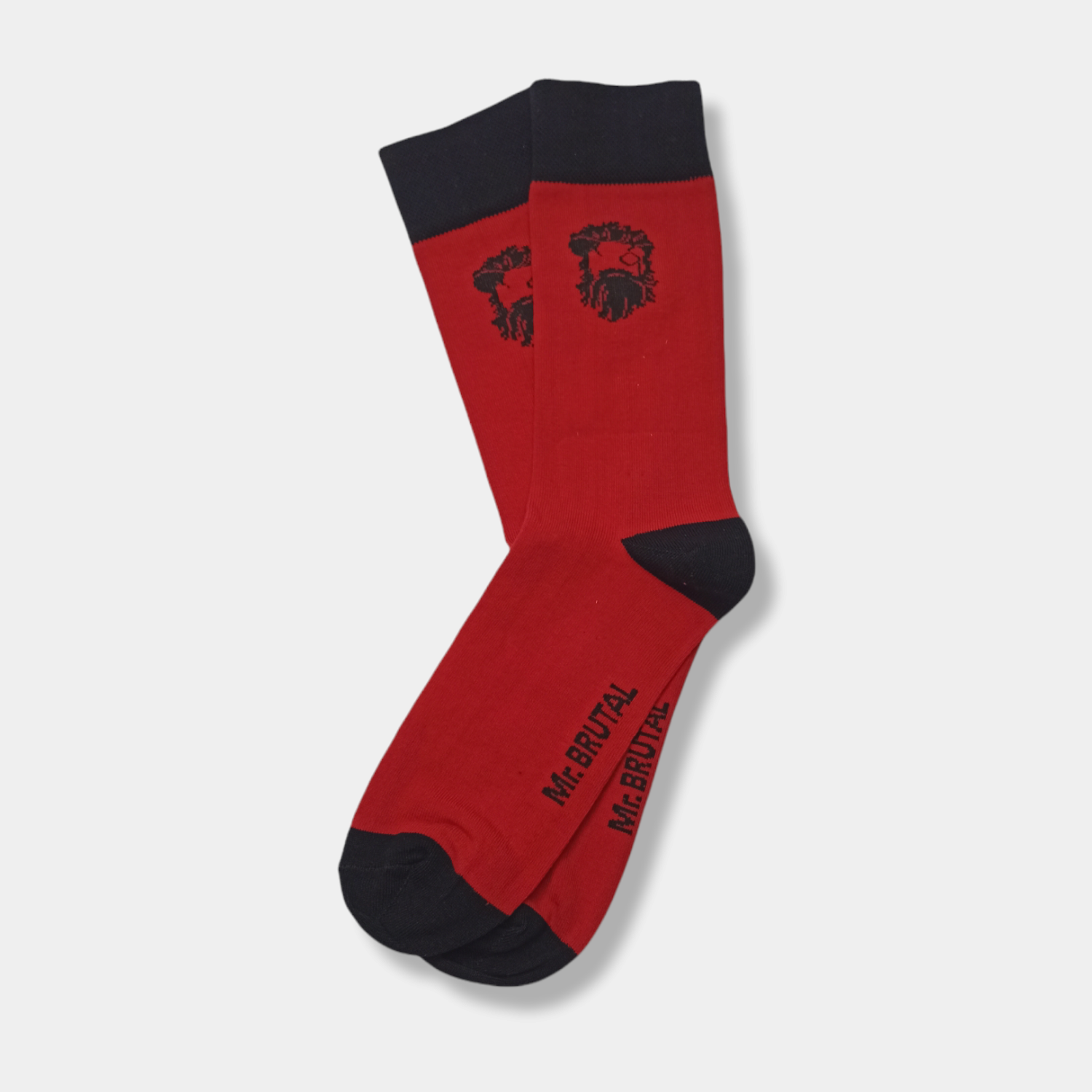 Шкарпетки чоловічі TwinSocks Бородач р. 29 Червоний (8094314)