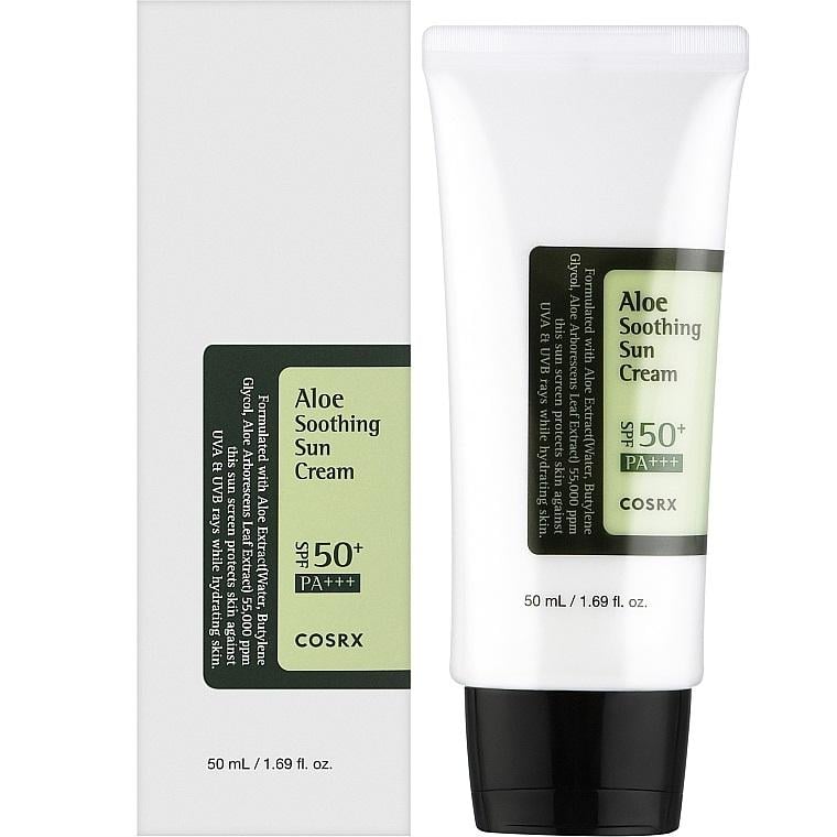 Крем сонцезахисний Cosrx Aloe Soothing Sun SPF50+ PA+++ з алое 50 мл (666_1534)