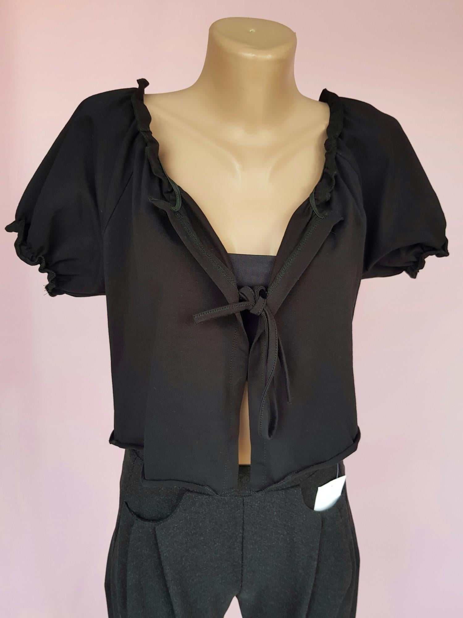 Топ-накидка на завязке женская Boohoo 2XL Черный (9846/50)