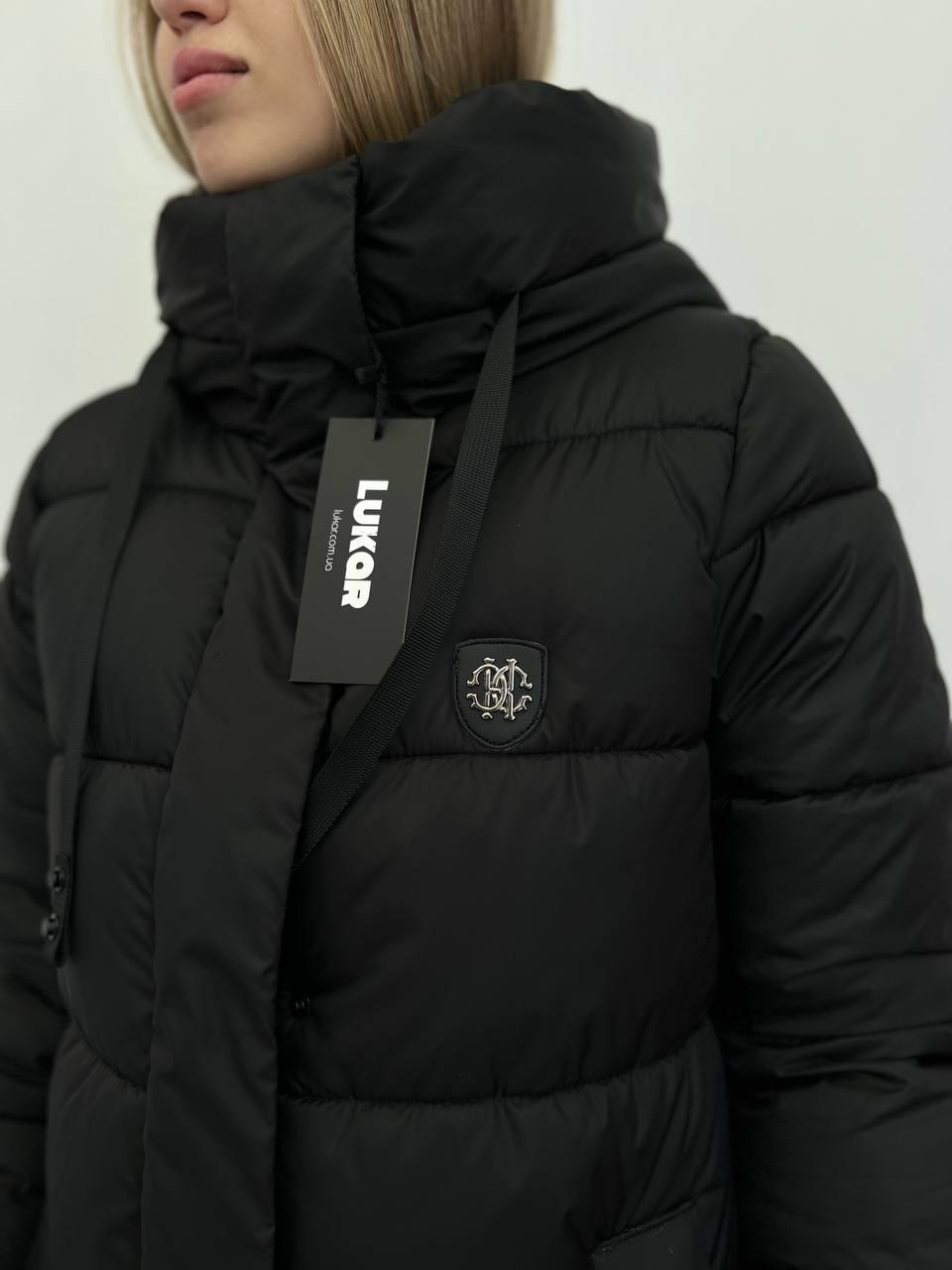 Пуховик женский Lukar King р. 48 Черный (8284931) - фото 2