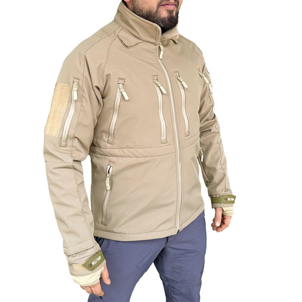 Куртка демисезонная Wolftrap Softshell 4XL р. 58 Койот (vk13 coyot) - фото 3