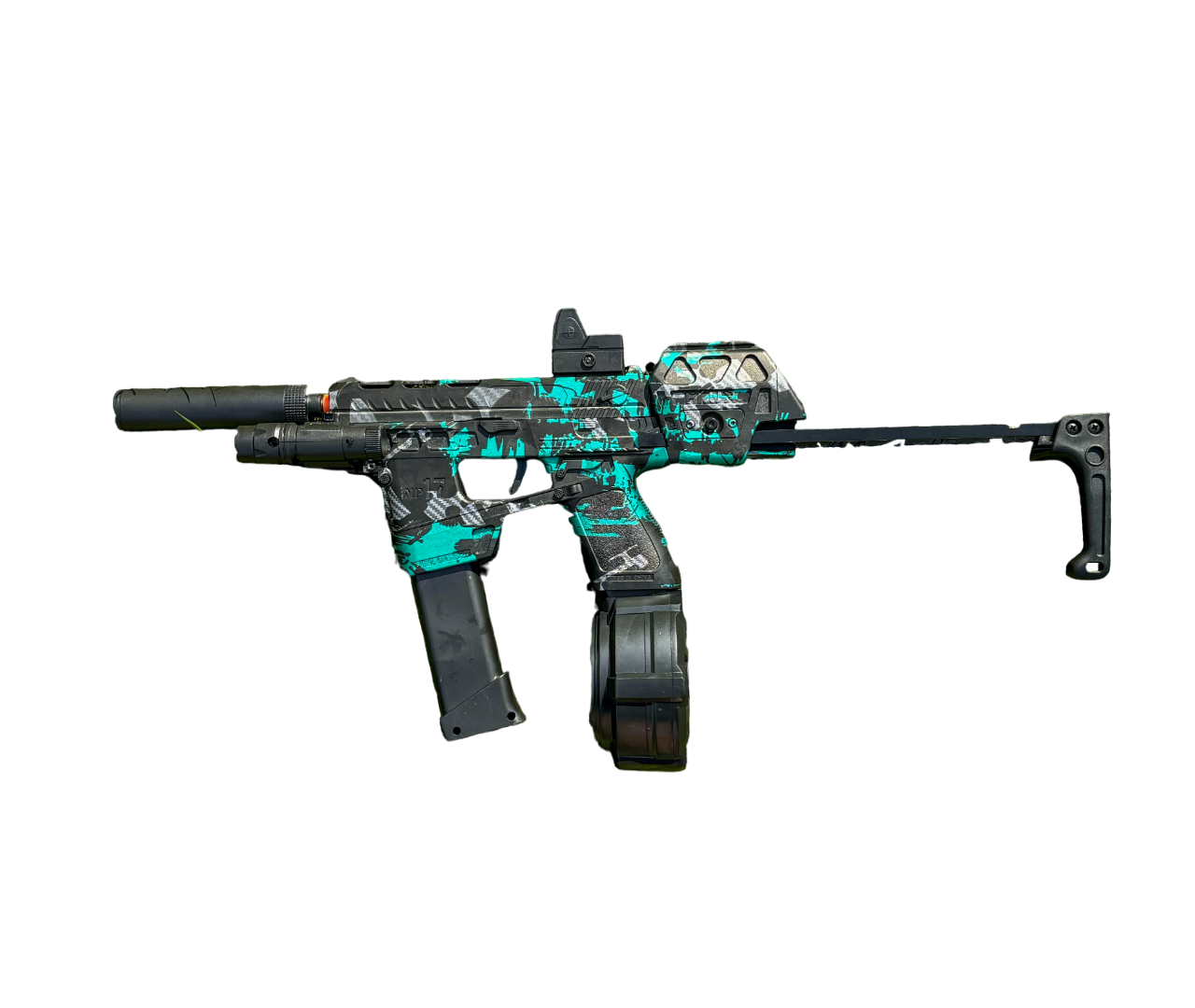 Автомат игрушечный для гидробола MP17 F917-3 на орбизах (21692157)