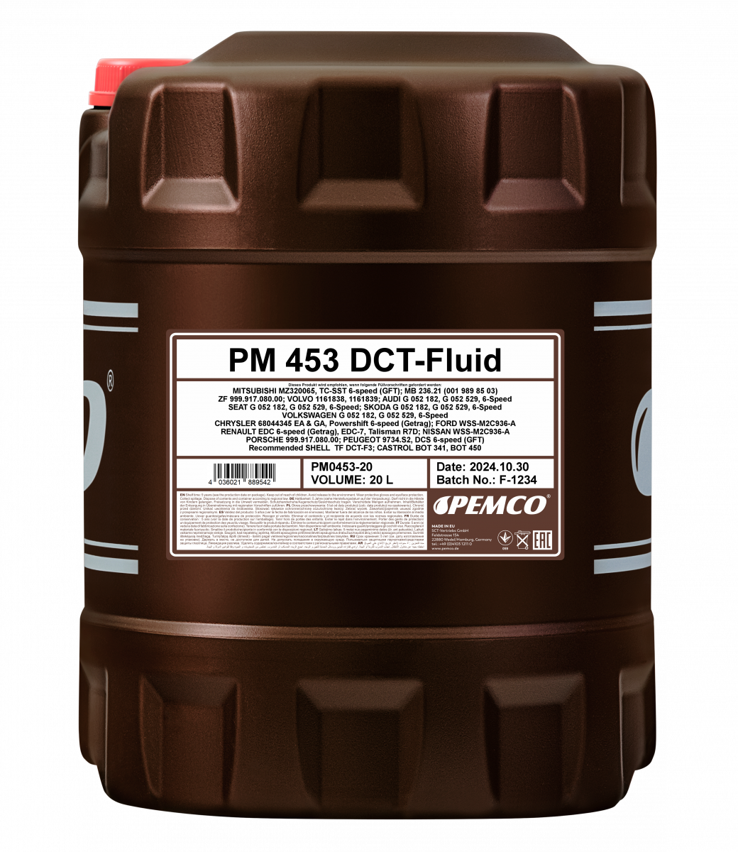 Масло трансмиссионное Pemco DCT-FLUID 1 л 453 (35359387) Масло трансмиссионное Pemco DCT-FLUID 1 л 453 (35359387)