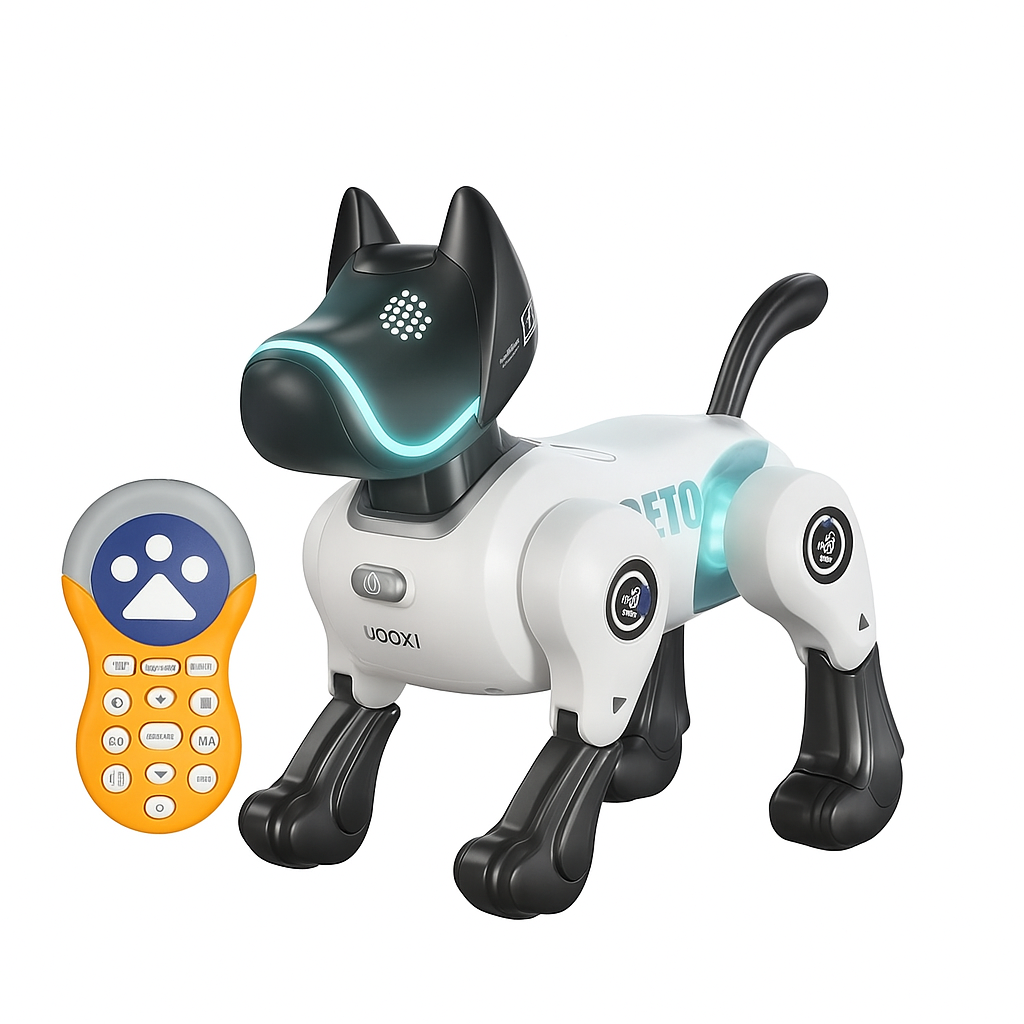 Интерактивный робот-собака Mecha Dog с дистанционным управлением White