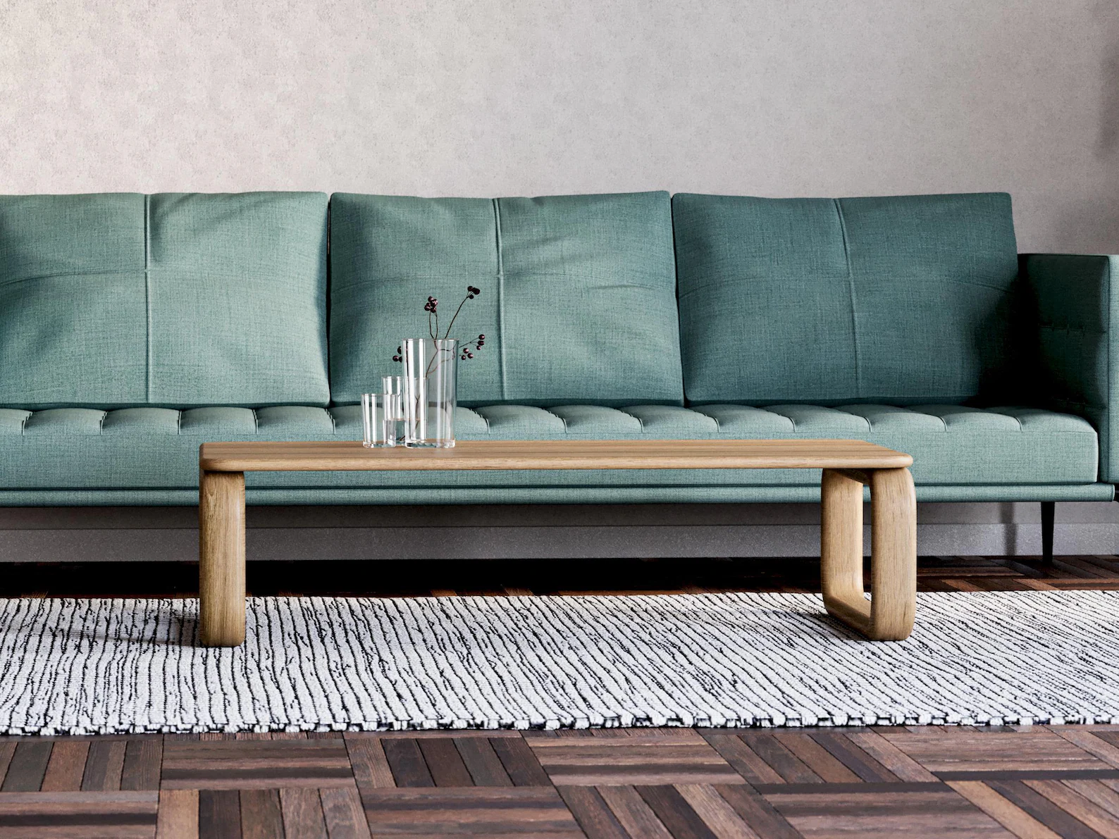 Журнальный столик дизайнерский из массива дуба Ostin small (2693945100) - фото 3