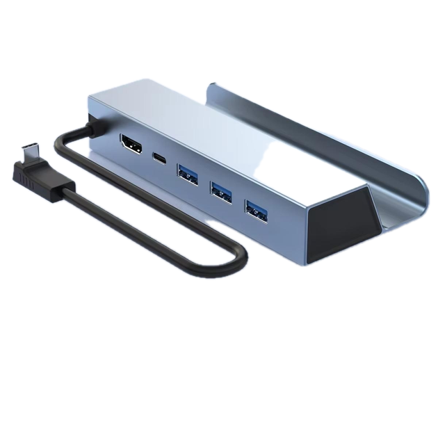 Док-станція 5в1 100W для Steam Deck HDMI 4K/ Gigabit Ethernet/ 3хUSB/ USB-C Metal