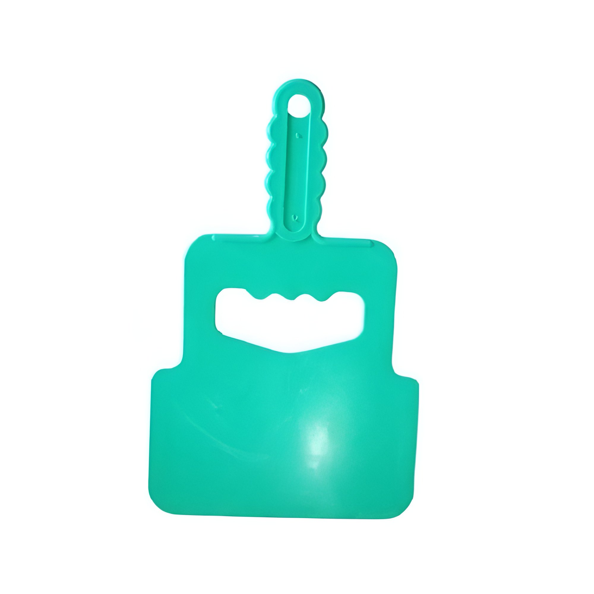 Опахало-віяло для мангалу пластиковий Stenson УК-В25 28х18 см Зелений